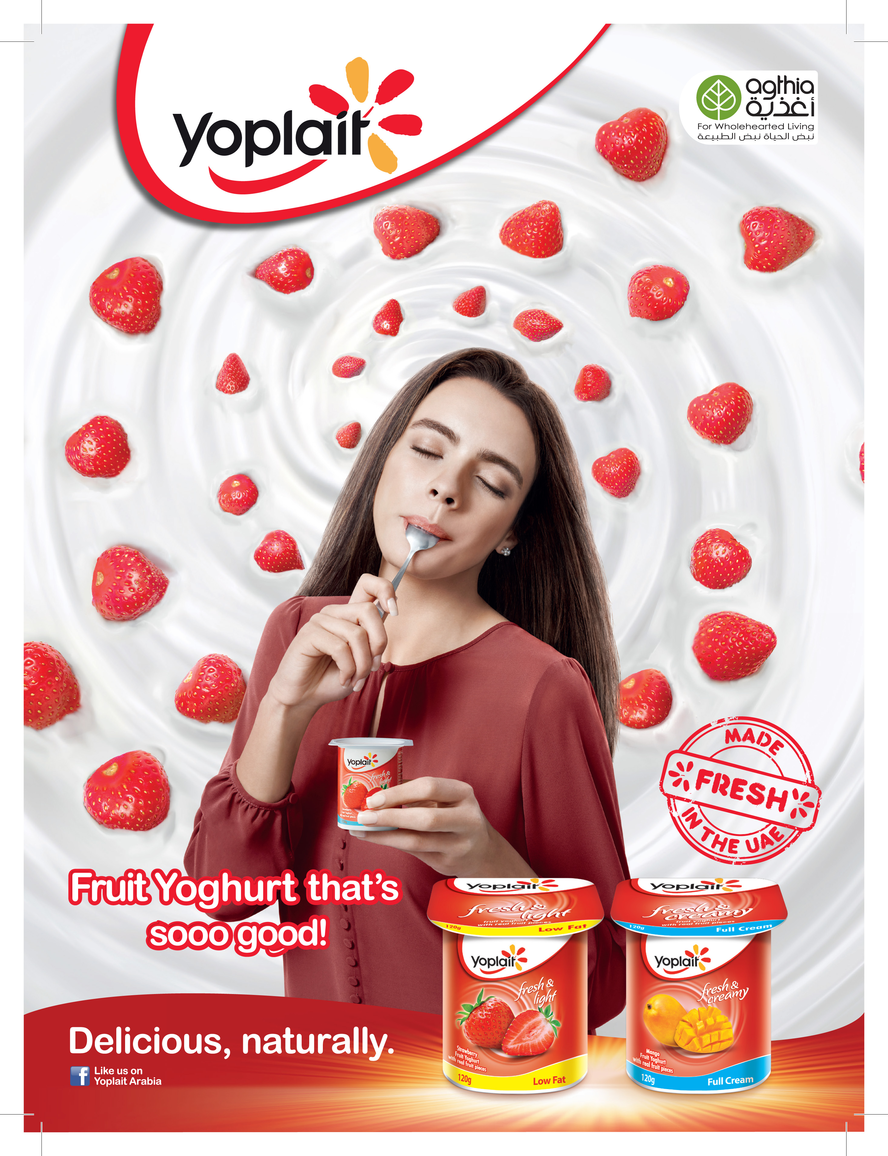 FLC Models & Talents - Print Campaigns - Yoplait yogurt 2015